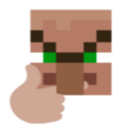 Minecraft Villager Thumbs Up Emoji