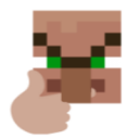 Minecraft Villager Thumbs Up