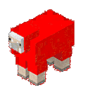 Minecraft Colored Sheep Animated Emoji